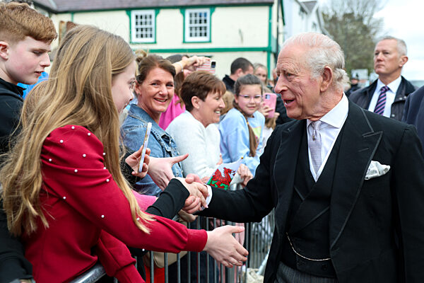 King Charles III And Queen Camilla Attend The Royal Maundy Service At St Asaph Cathedral