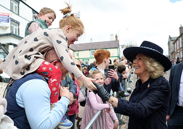 King Charles III And Queen Camilla Attend The Royal Maundy Service At St Asaph Cathedral