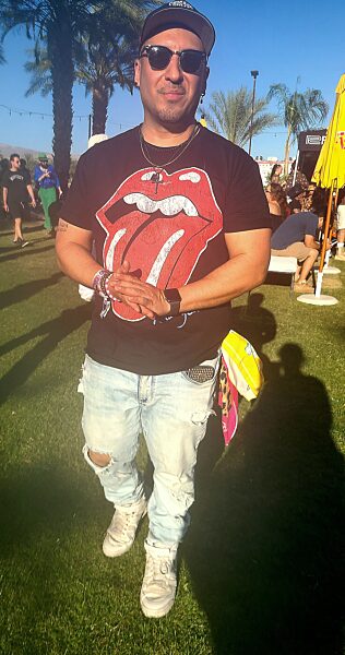 Valos attends Sonic Desert during Coachella, California, USA, 11 April 2026.