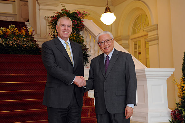 Prinz Andrew in Singapur