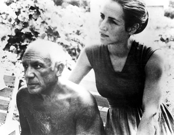 Pablo Picasso mit Francoise Gilot