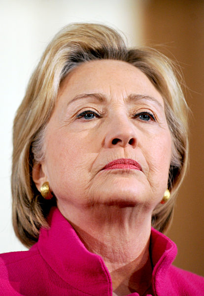 Hillary Clinton speaks at South Church Town Hall, Portsmouth, New Hampshire