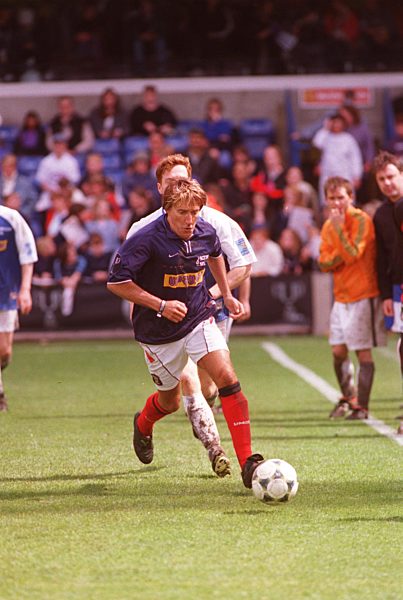 ROD STEWART
British Pop Singer
At the Music Industry Soccer Six 2000 Charity...