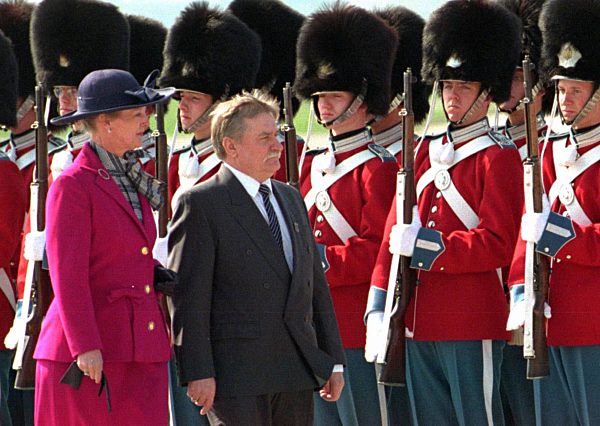 HM QUEEN MARGRETHE OF DENMARK
With LECH WALESA.
President of Poland...