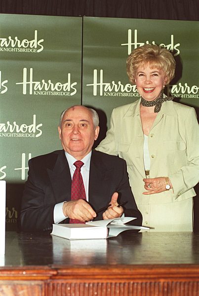 MIKHAIL GORBACHEV
Former President of the USSR
With his wife RAISA
(Seen at...
