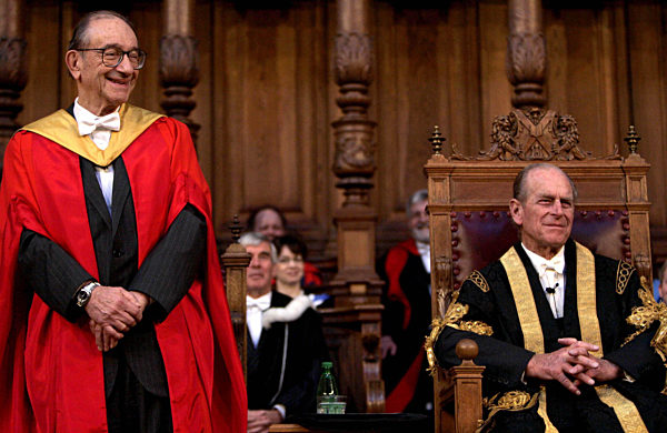 Greenspan receives Honorary Degree