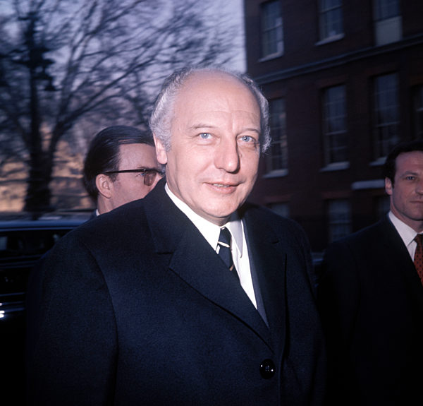 Walter Scheel, Foreign Minister of West Germany