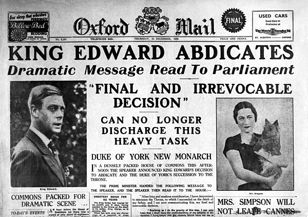 80 Years Since Edward VIII abdicated