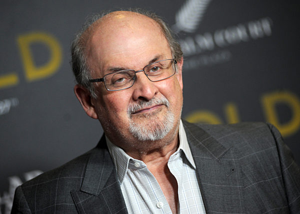 Salman Rushdie 
'Gold' film premiere, New York, USA - 17 Jan 2017