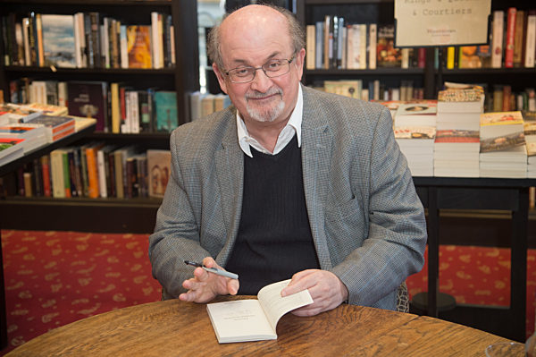 Sir Salman Rushdie Book Signing - Waterstones Gower Street, London