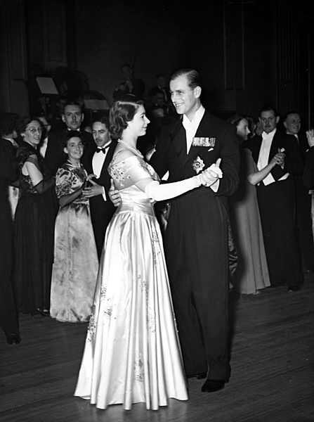 The Fox Trot danced by the Queen Elizabeth then Princess Elizabeth and the...