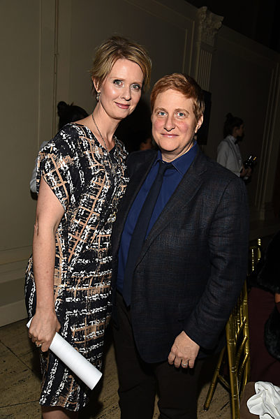 Cynthia Nixon and wife Christine Marinoni