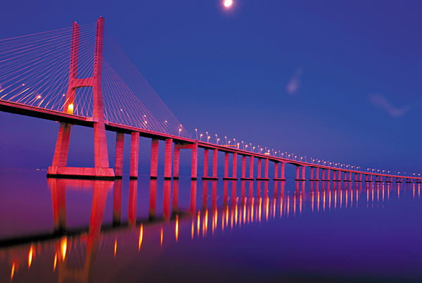 Nächtlicher Blick auf die Vasco