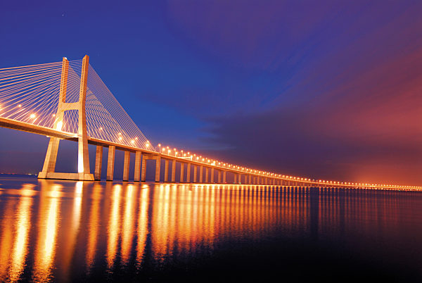 Nächtlicher Blick auf die Vasco