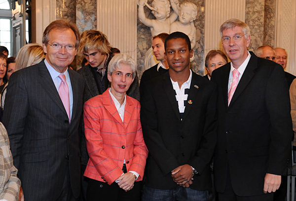 Juniorsportler des Jahres - Empfang der Landesregierung NRW im Schloss Benrath