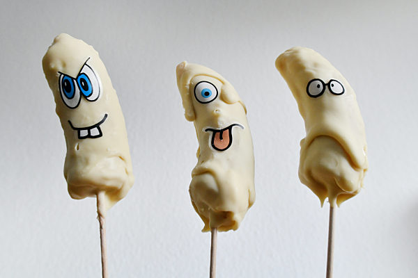 Bananen mit Schokoüberzug