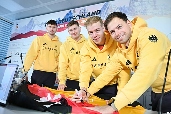 Deutsches Haus - Olympische Winterspiele 2026 - Curling-Team