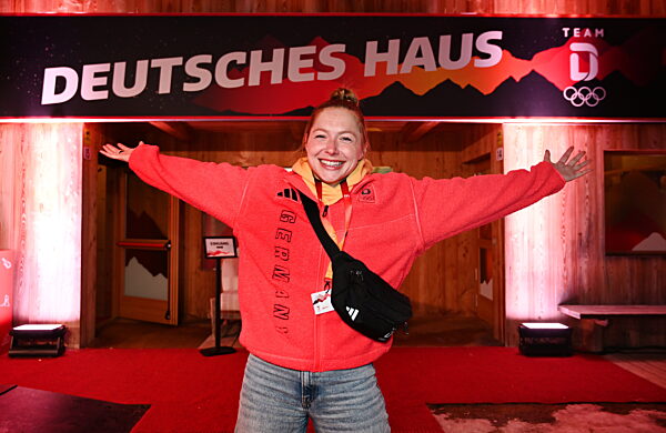 Deutsches Haus - Olympische Winterspiele 2026 -  Gina Lückenkemper