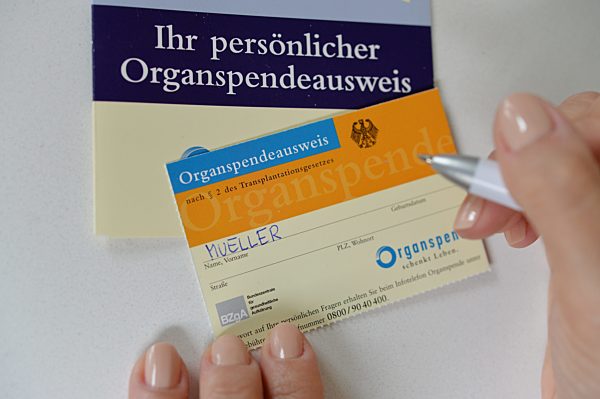 Organspendeausweis