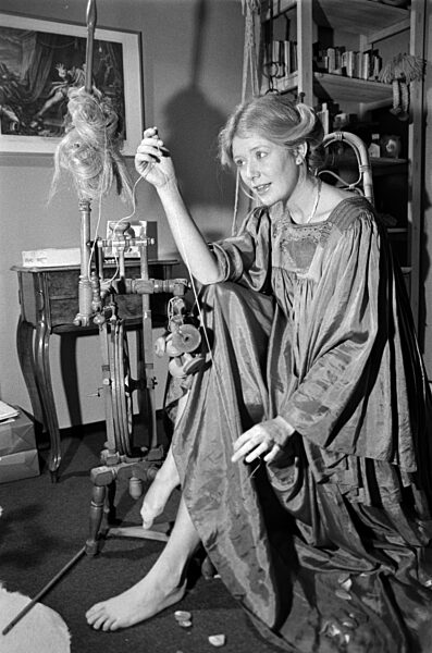 Jutta Speidel privat in ihrem Zuhause in München