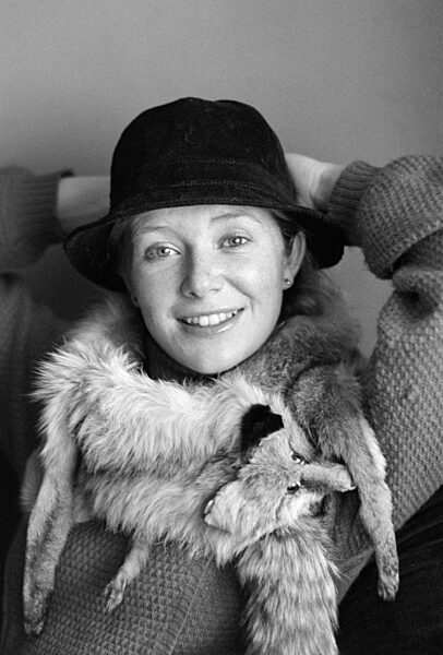 Jutta Speidel privat in ihrem Zuhause in München