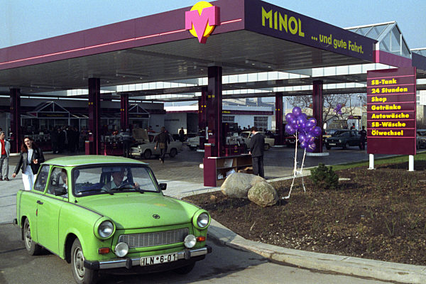 Die erste neue Tankstelle der Minol Mineralölhandel AG wird am 14.03...