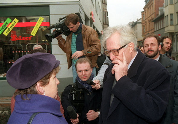 Bernhard Vogel in Apolda (Archivfoto und Text 1992)