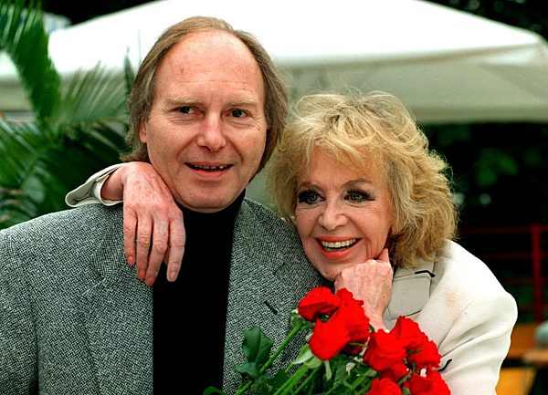 Hildegard Knef und Ehemann Paul von Schell,