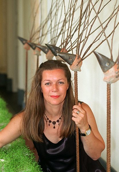 Margret Lafontaine stellt ihre Kunstobjekte aus