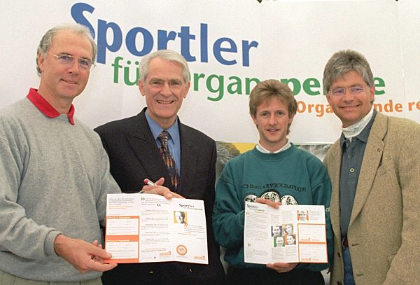 Sportler für Organspende