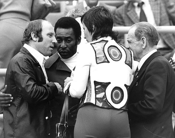 1974 FIFA World Cup: Uwe Seeler, Pele, Sepp Herberger