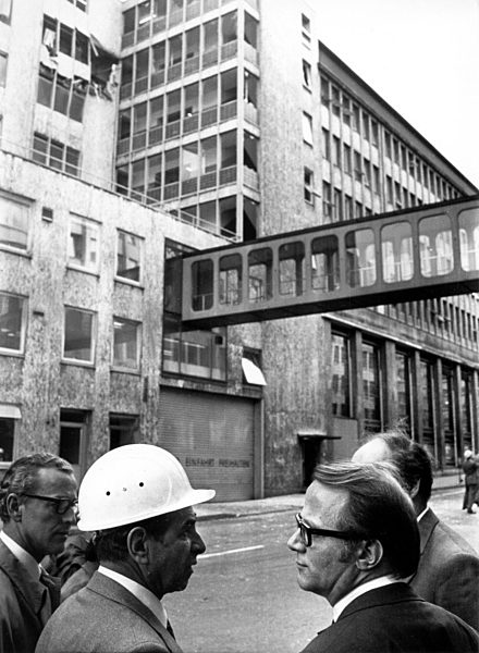 RAF-Anschlag auf Springer-Hochhaus in Hamburg
