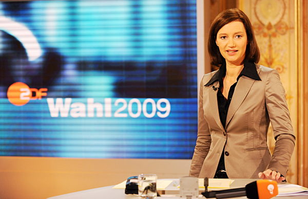 Die Journalistin und Moderatorin Bettina Schausten am Sonntag (18.01...