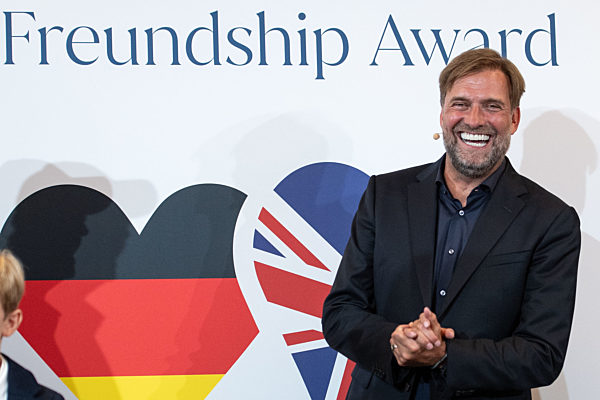German-Britisch-Freundship-Award für Jürgen Klopp