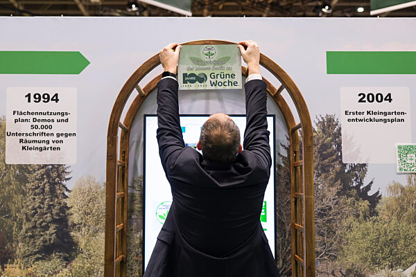 100 Jahre Grüne Woche, Agrarmesse im Messegelände, Berlin, 16.01.2026