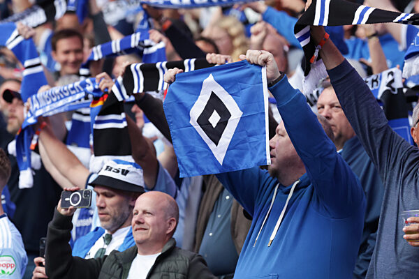 GER,Hamburg, Fussball, DFL Hamburger SV vs SSV Ulm 1846 , im Volksparkstadion, 10.05.2025 ,