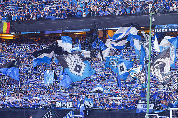 GER,Hamburg, Fussball, DFL Hamburger SV vs SSV Ulm 1846 , im Volksparkstadion, 10.05.2025 ,