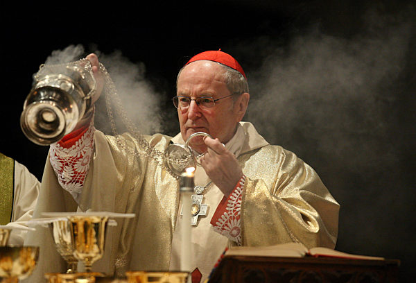 Der Kölner Erzbischof Kardinal Joachim Meisner am Samstag (22.03...