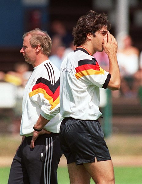 Fußball-EM Schweden 1992, Training Deutschland