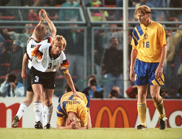 Fußball-EM 92, Schweden - Deutschland