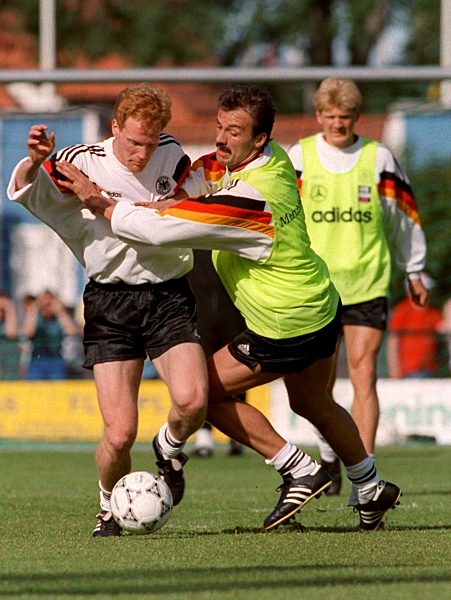 Fußball-EM 1992, Training deutsches Team