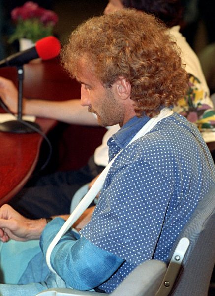 Fußball-EM '92: Rudi Völler: Arm in Gips