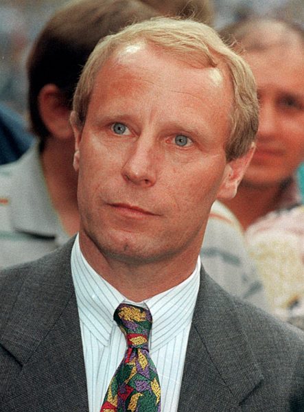 Fußball: Berti Vogts im Türkei-Länderspiel 1992