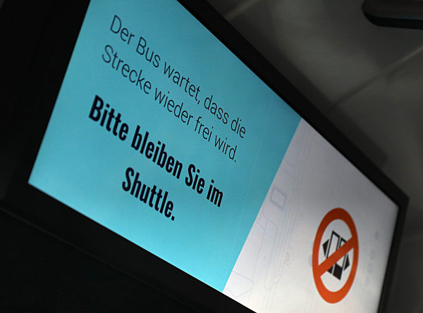 Selbstfahrender E-Bus startet Linienbetrieb