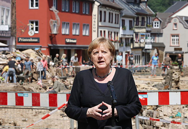 Bundeskanzlerin Angela Merkel in Bad Münstereifel