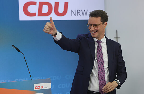 Landtagswahl in Nordrhein-Westfalen - CDU-Wahlparty