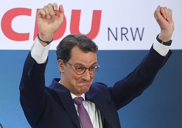 Landtagswahl in Nordrhein-Westfalen - CDU-Wahlparty