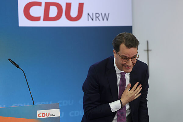 Landtagswahl in Nordrhein-Westfalen - CDU-Wahlparty