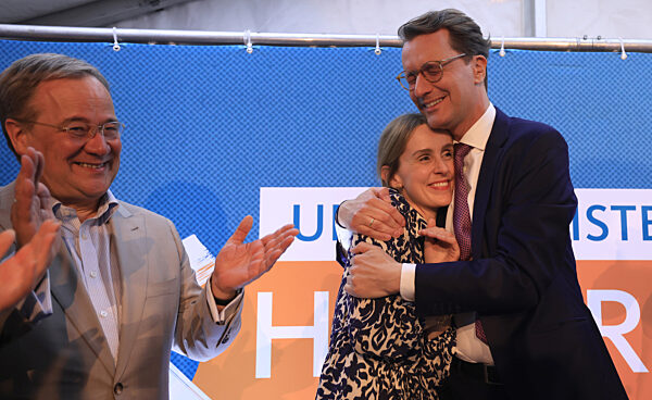 Landtagswahl in Nordrhein-Westfalen - CDU-Wahlparty