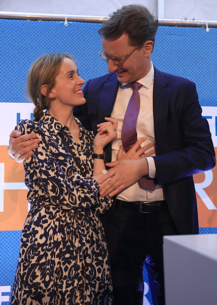 Landtagswahl in Nordrhein-Westfalen - CDU-Wahlparty